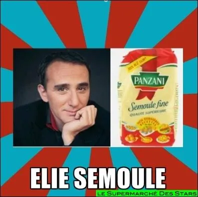 Acteur humoriste et complice de Dubosc dans  Les petites annonces ,  ne pas confondre avec un produit alimentaire ...