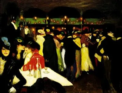 Le moulin de la Galette, 1900