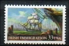 Quel flau poussa des milliers d'Irlandais  migrer aux tats-Unis au milieu du 19e sicle ?