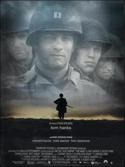 Film de guerre amricain ralis par Steven Spielberg en 1998 avec Tom Hanks, Tom Sizemore, Edward Burns, Matt Damon, Barry Pepper... .