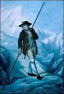 Guide et cristallier franais, vainqueur du Mont Blanc avec Paccard :