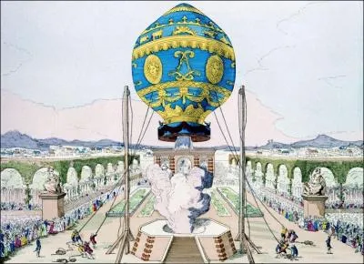 Le premier vol des frres Montgolfier, c'tait en...