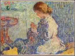 Qui a peint  La couseuse  ?