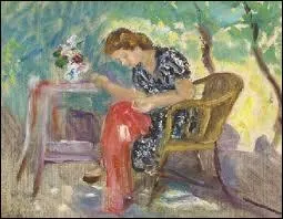 Qui a peint  Femme  sa couture  ?