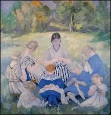 Qui a peint  Les soeurs couseuses  ?