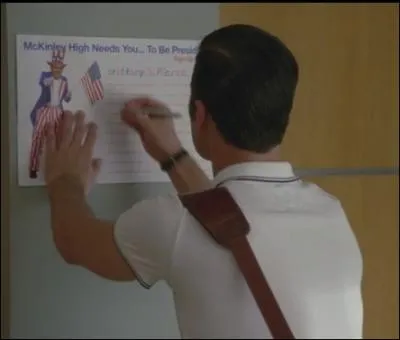 Saison 4 pisode 3 : Blaine s'inscrit pour tre le prsident du lyce McKinley contre Brittany. Qui gagne ?