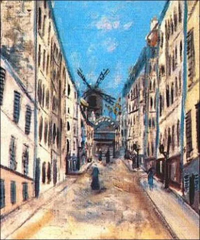Qui a peint Rue Tholoz et Moulin de la Galette ?
