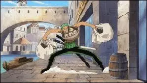 A Water Seven, Zoro faisant du baby-sitting essaye d'viter ses compagnons, mais sur qui tombe-t-il ?