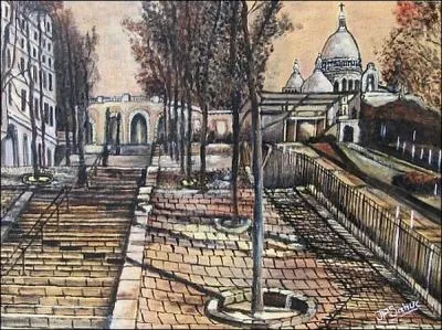 Qui a peint La Butte Montmartre ?