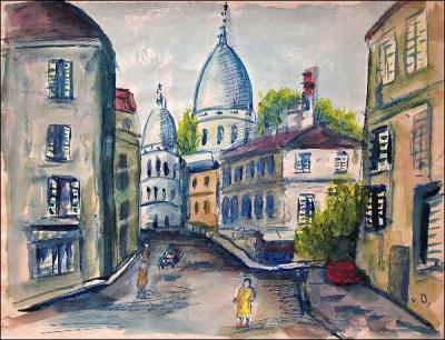 Qui a peint Montmartre et le Sacré Coeur ?