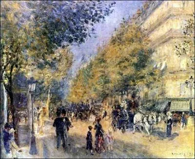 Qui a peint Les grands Boulevards ?