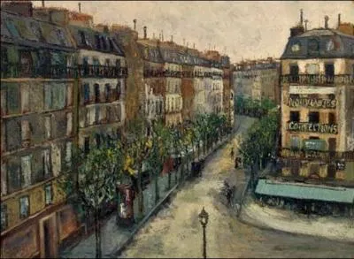 Qui a peint Rue Custine  Montmartre ?