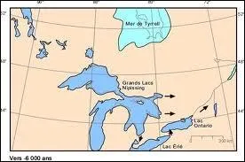Les Grands Lacs d'Amrique du Nord forment un groupe de cinq vastes lacs, lequel se situe entirement sur le territoire des tats-Unis ?