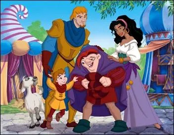 Avec qui Esmralda a-t-elle eu des enfants dans  Le Bossu de Notre-Dame 2  ?