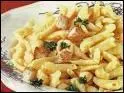 O peut-on manger des spaetzles, sortes de ptes aux oeufs ?