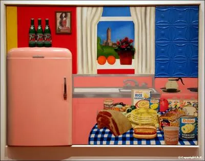 Quel peintre amricain reprsentant du pop art est l'auteur de la toile  Nature morte  ?