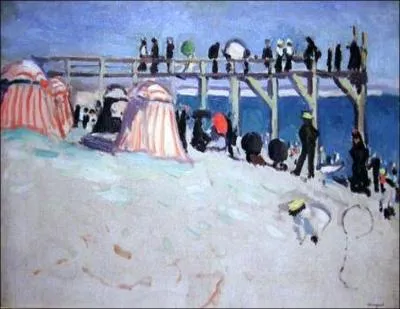 Qui a peint Estacade sainte-Adresse ?