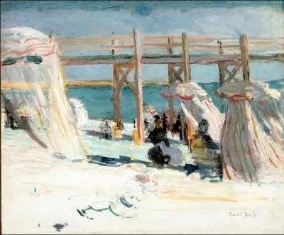 Qui a peint Estacade sainte-Adresse ?