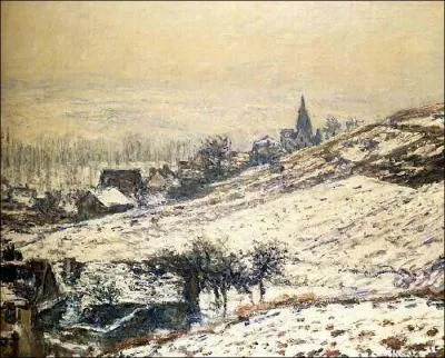 Qui a peint L'hiver  Giverny ?