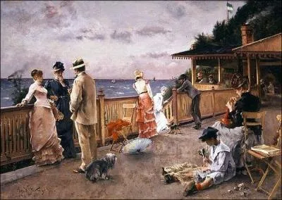 Qui a peint Sainte Adresse villa des falaises ?