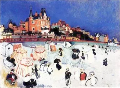 Qui a peint La plage au Havre ?