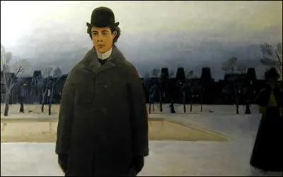 Quel grand pote Jean-Paul Lemieux a saisi ici (en hiver) au Carr saint-Louis  Montral ?