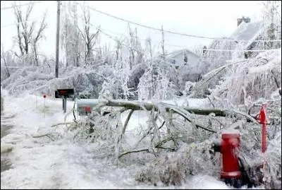 La rgion de Montral subit chaque hiver des temptes de verglas qui ne causent que quelques inconvnients. Combien par hiver en moyenne ?