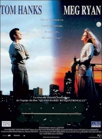 Comdie romantique ralise par Nora Ephron en 1993 avec Tom Hanks, Meg Ryan, Bill Pullman... .