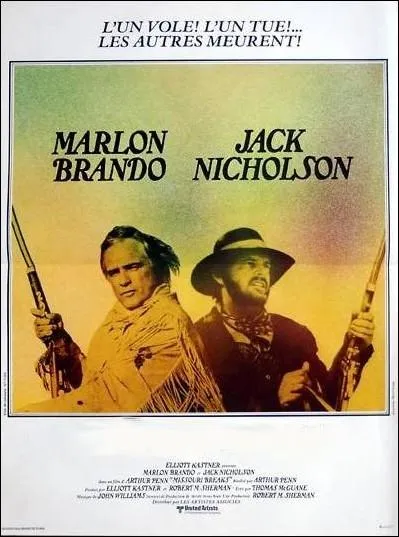 Western amricain ralis par Arthur Penn en 1976 avec Marlon Brando, Jack Nicholson, Randy Quaid ... .
