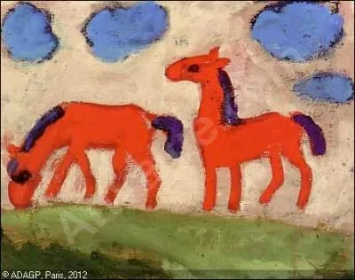 Qui a peint Petits chevaux ?