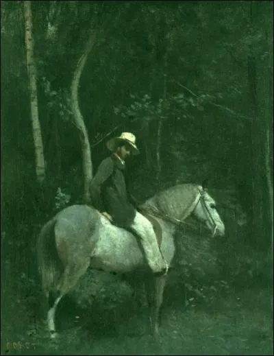 Qui a peint Monsieur Pivot  cheval dans les bois de la Ville d'Avray ?