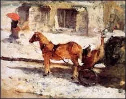 Qui a peint Cheval rue de Paris ?