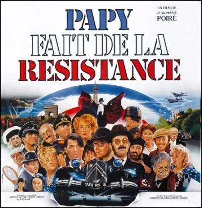 Dans le gnrique de fin de   Papy fait de la rsistance   , quelle ancienne mission-dbat de la tlvision est parodie par les acteurs du film ?