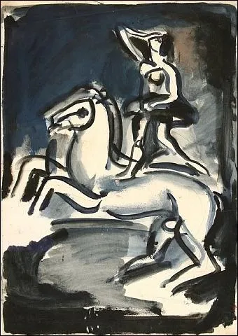 Qui a peint L' cuyre  cheval ?