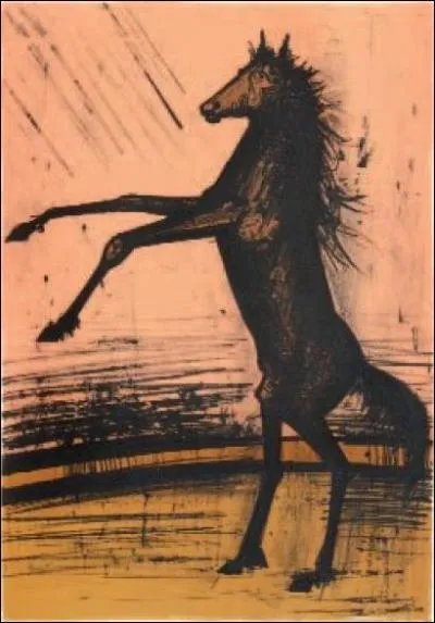 Qui a peint Cheval cabr ?