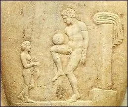 Dans la Grce antique le jeu  sphristique  tait l'anctre :