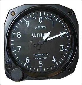 L'altimètre mesure...