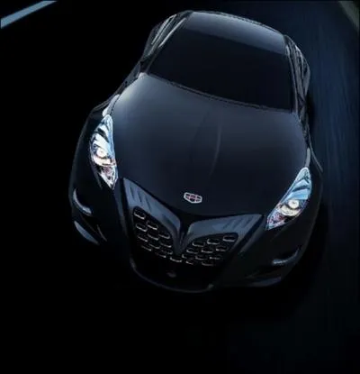 Quelle est la marque de cette voiture aux lignes courbes trs design ?