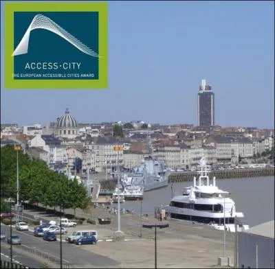 Quelle place vient d'obtenir la ville de Nantes au niveau europen, lors de  l'Access City Award  (ville la plus accessible aux handicaps ) ?