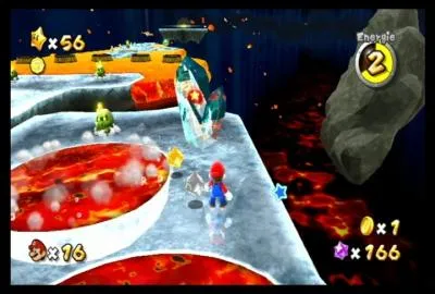 Dans le monde 5, le boss de la galaxie Magma glac est :