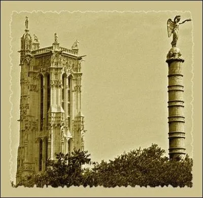 Quelle est cette tour non loin de la place du Chtelet, seul vestige restant d'une glise construite au XVIme sicle et qui constitue le point de dpart historique d'un important plerinage ?