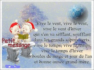 Il chante d'une voix peu sre Des airs vieillots et (... ) ;