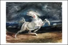 Qui a donn vie au  Cheval effray par l'orage  ?