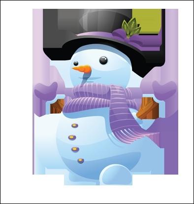 Regardez bien le bonhomme de neige : combien a-t-il de boutons ? (vous pouvez CLIQUER sur chaque image pour l'agrandir et mieux voir pour rpondre)