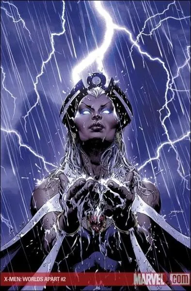 Quel est le nom de super-hrone d'Ororo Munroe faisant partie des X-Men (mais considre comme une X-Woman par les fans) ?