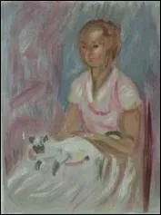 Qui a peint  Fillette au chat  ?