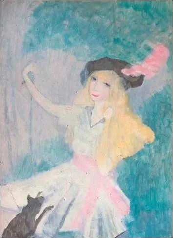 Qui a peint  Jeune fille au chat  ?