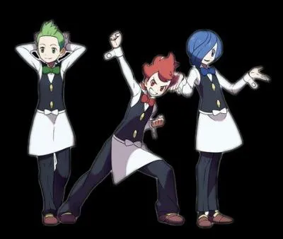 Nous sommes les Pokmon favoris des trois champions de l'arne d'Ogoesse, Armando, Noa et Rachid. Qui sommes-nous ?