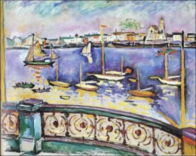 Sa premire oeuvre serait  Le port d'Anvers  en 1906 :