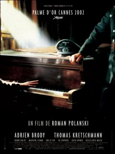 Une oeuvre bouleversante du ralisateur Roman Polanski (2001), adapt du roman autobiographique de Wladyslaw Szpilman avec Adrian Brody, Thomas Kretschmann, Frank Finlay ... .